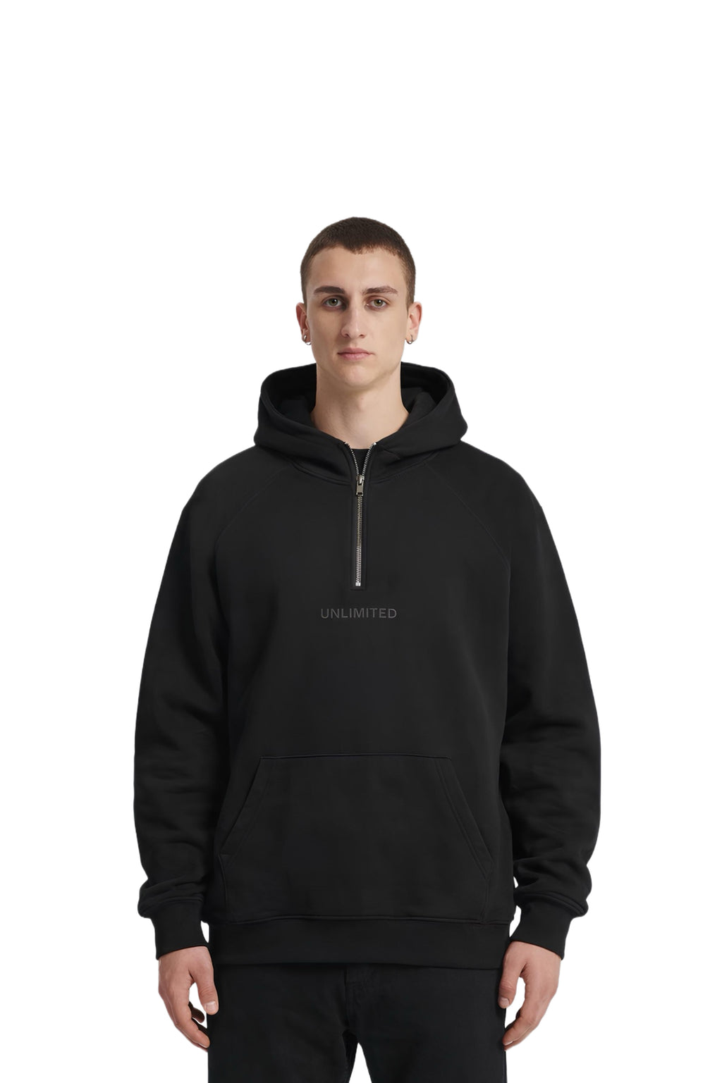 QUARTER ZIPPER HOODIE